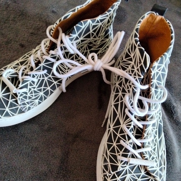 Black Dioniso sneakers, made in Italy. Size 40. - Picture 1 of 5